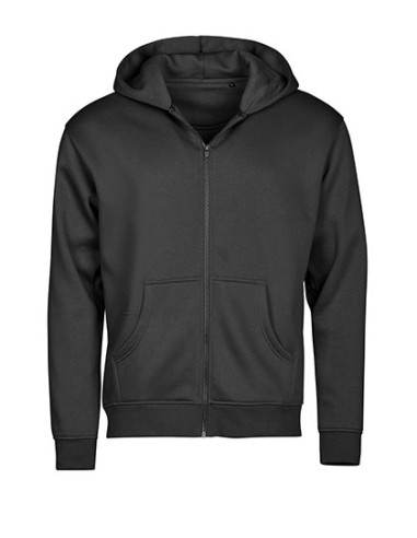 TEE-5154-UNLABELED Hooded Full Zip Sweatshirt